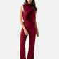 Pantaloni Tuta Donna Guess Flare Fit Laurene Pant Swtr V6RB14Z4642
