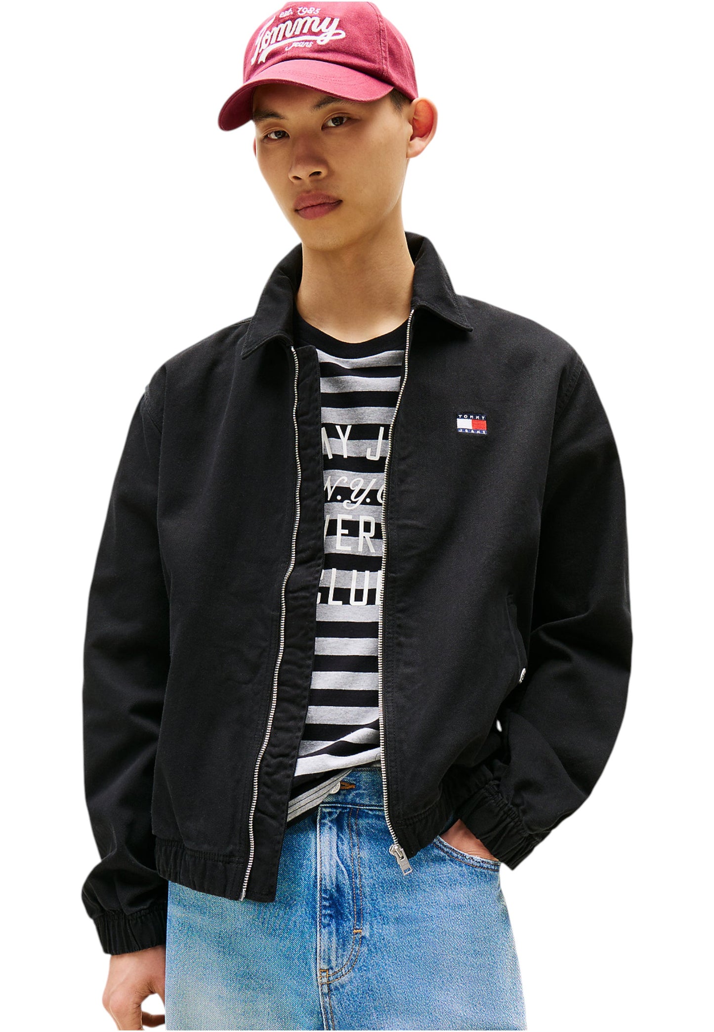 Giacca Bomber Uomo Tommy Jeans  Tjm Essential Flag DM0DM21930