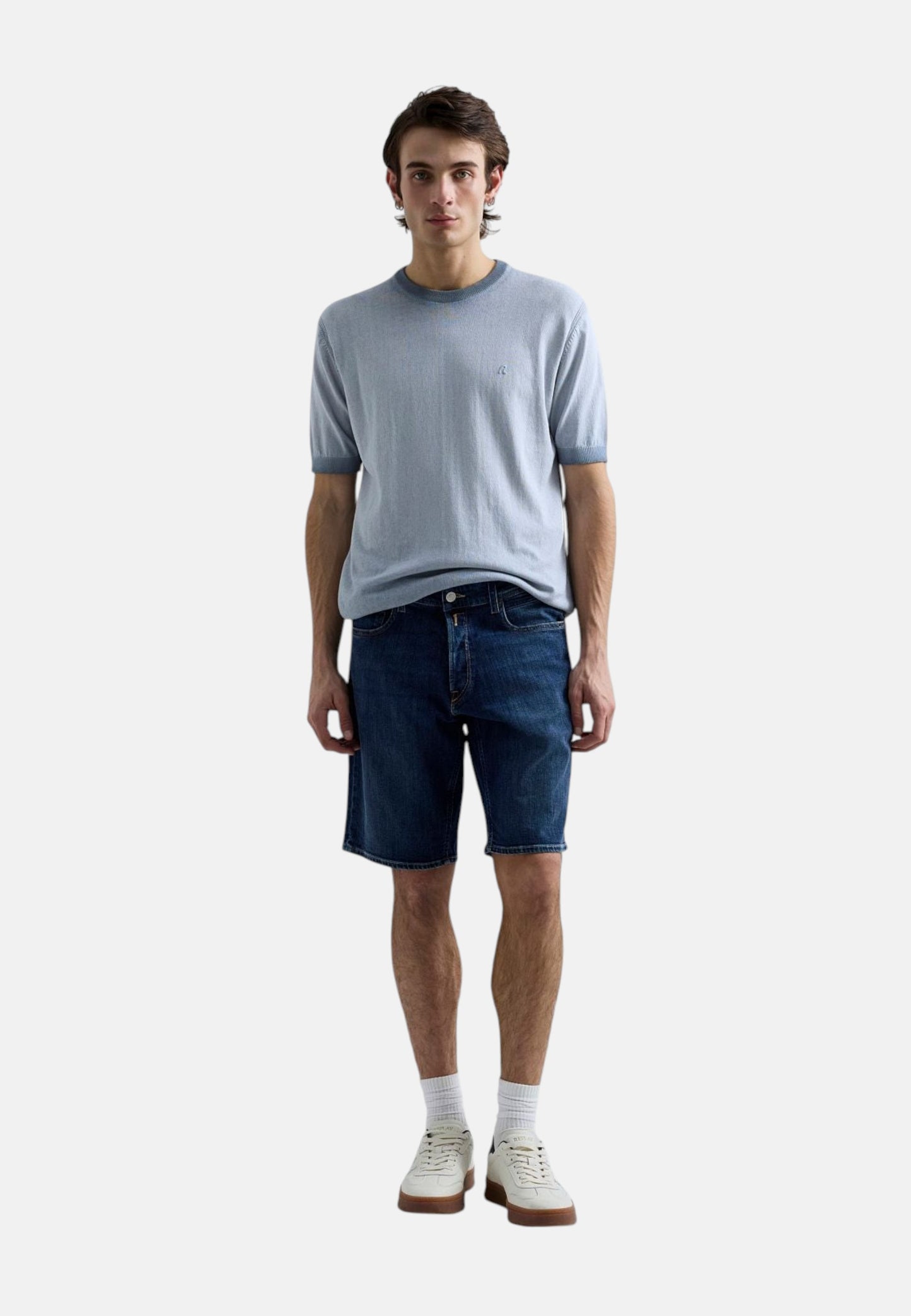 Pantaloncini Jeans Uomo Replay Straight Fit Grover Short M1072 .000.685 192