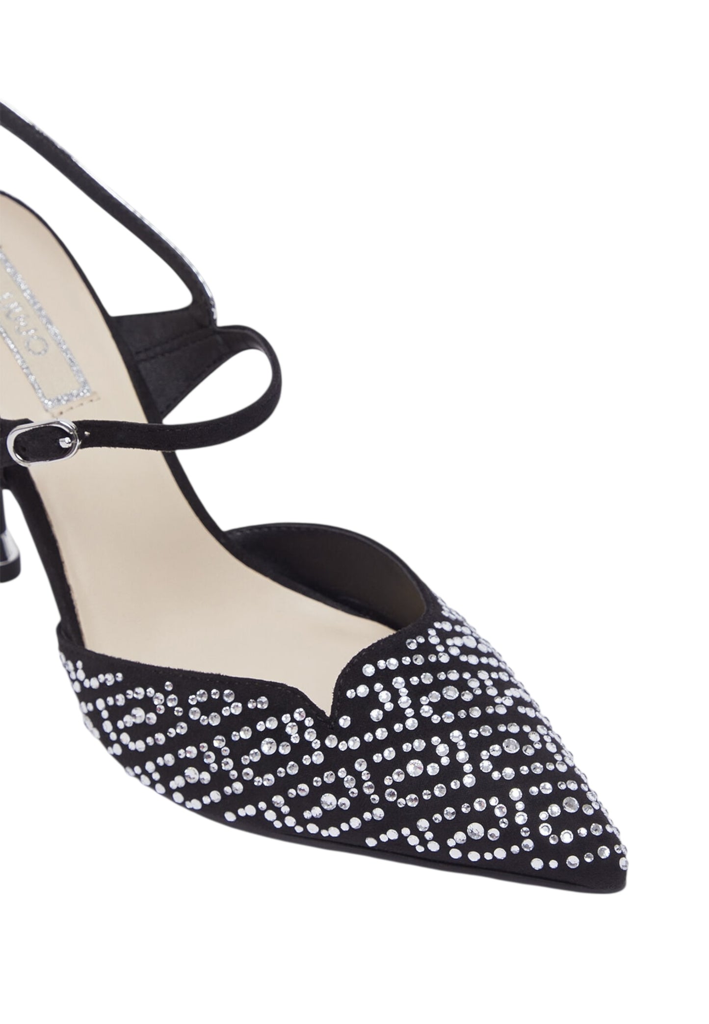 Sling Back  Donna Liu Jo Microfibra Strass Demi 13 SA6009TX527