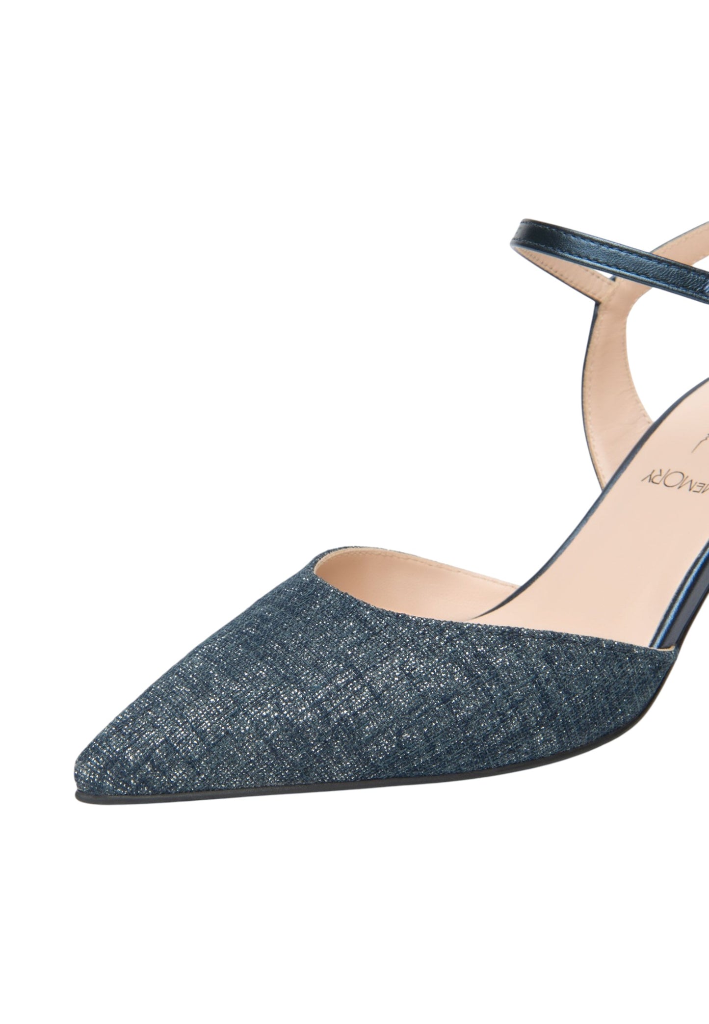 Sling Back  Donna Nero Giardini In Tessuto Lurex  E615440DE