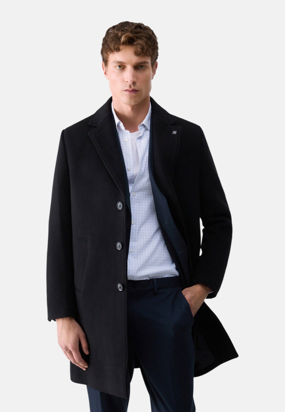 Cappotto  Uomo Liu Jo Monopetto Lana E Cashmere  QF6147T217A