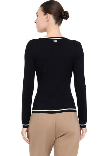Maglia A Girocollo Donna Liu Jo   TF5209MS49I