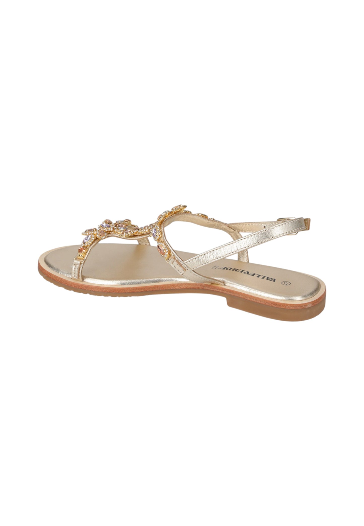 Sandali Bassi Donna Valleverde Con Strass  14120