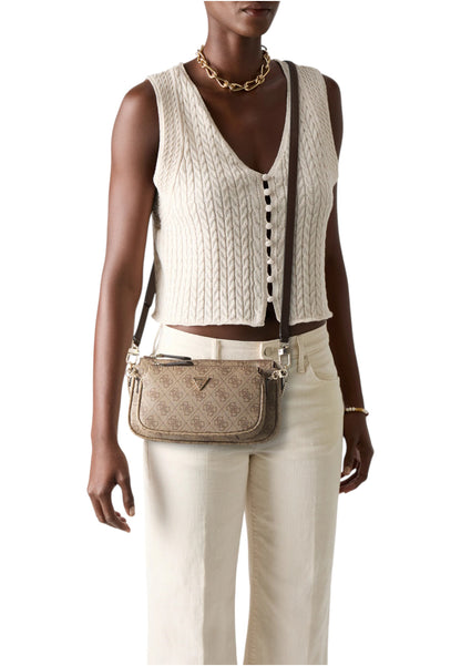 Borsa A Tracolla Donna Guess Double Pouch Crossbody Noelle Ii HWBG9672710