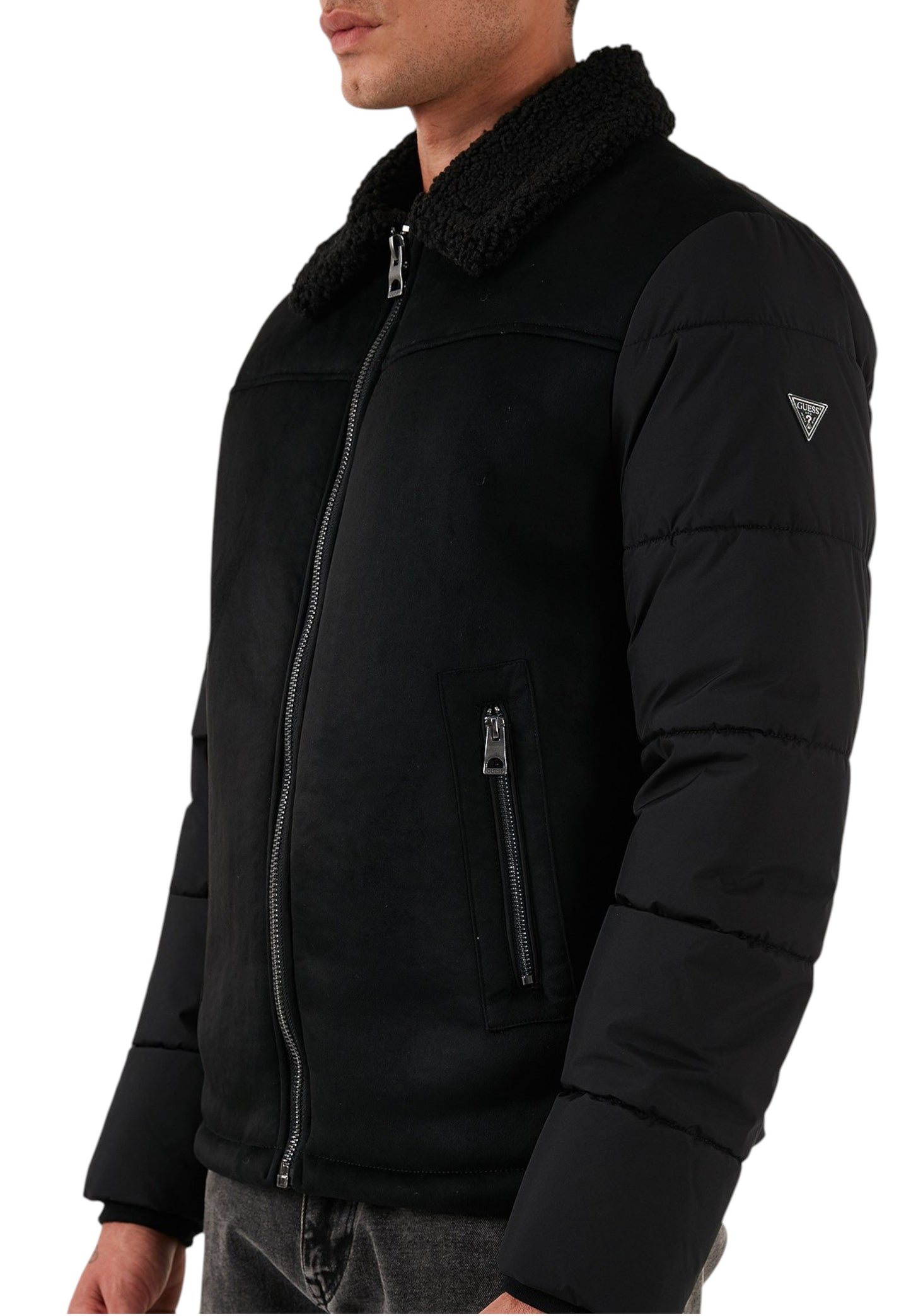 Piumino  Uomo Guess  Shearling Puffa M5BL79W2292