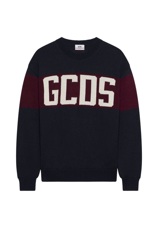 Maglione A Girocollo Uomo Gcds  Band Logo B2CM1505KI4
