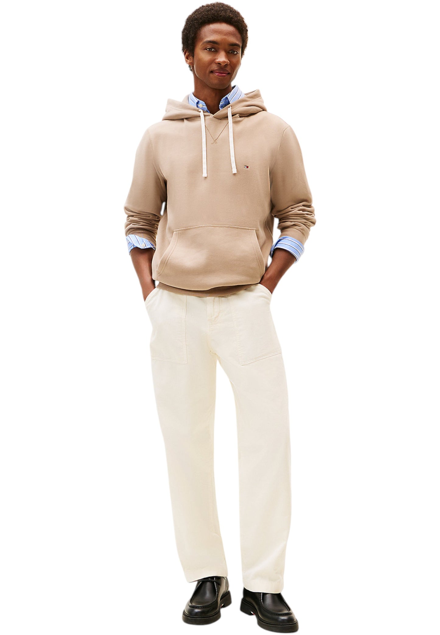 Felpa Con Cappuccio Uomo Tommy Hilfiger  Essential Seasonal MW0MW39997
