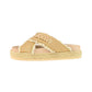 Sandali  Donna Mou  Criss-cross rope sandal raffia