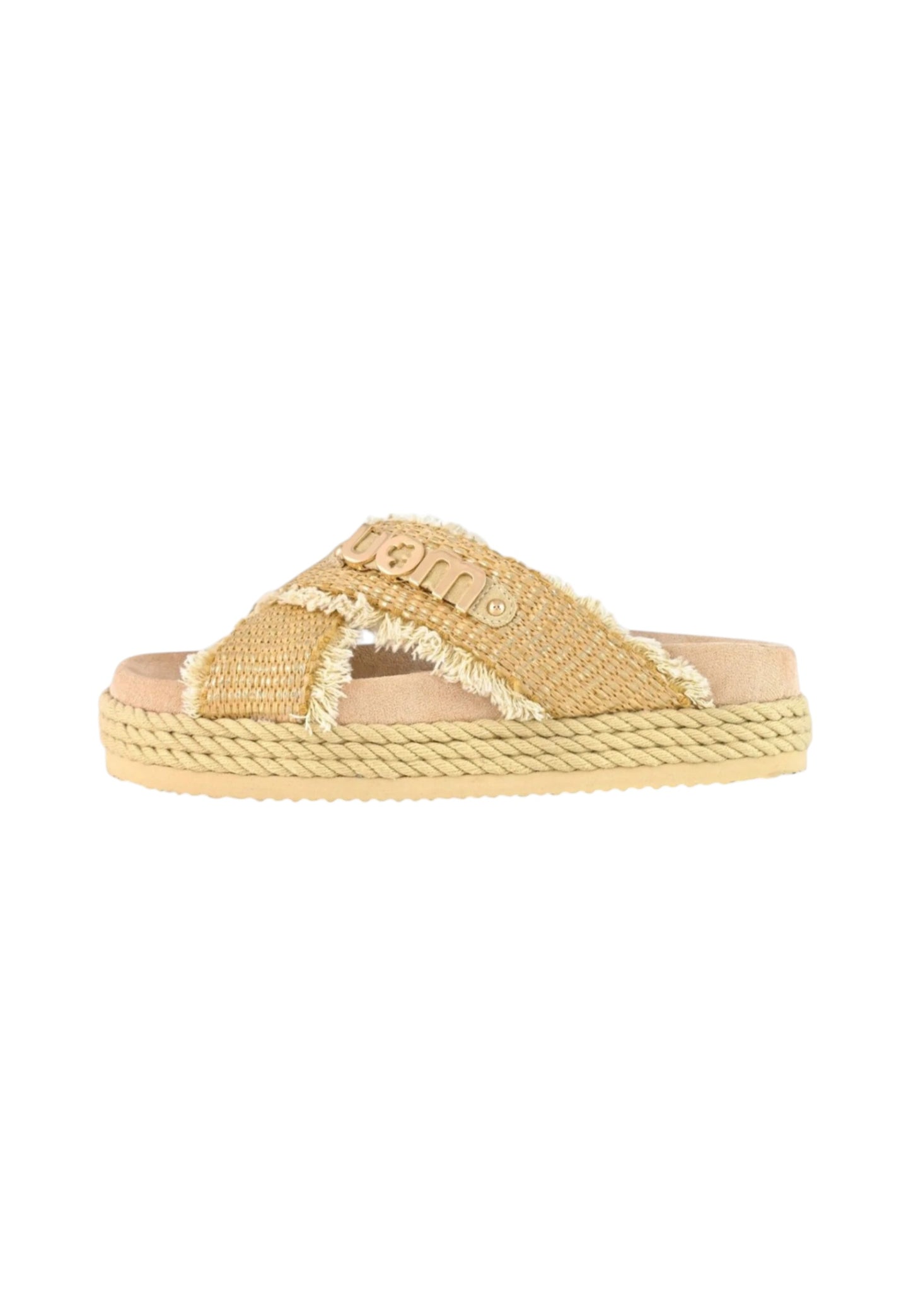 Sandali  Donna Mou  Criss-cross rope sandal raffia