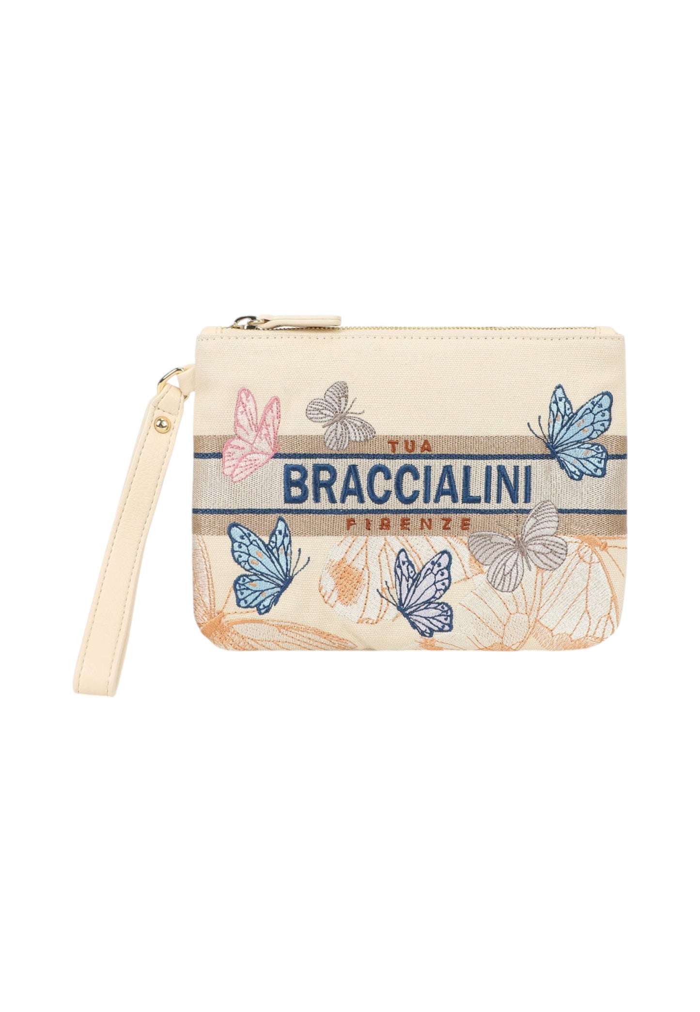 Pochette  Donna Braccialini In Tessuto Con Ricami Esclusivi Milly B18992TY