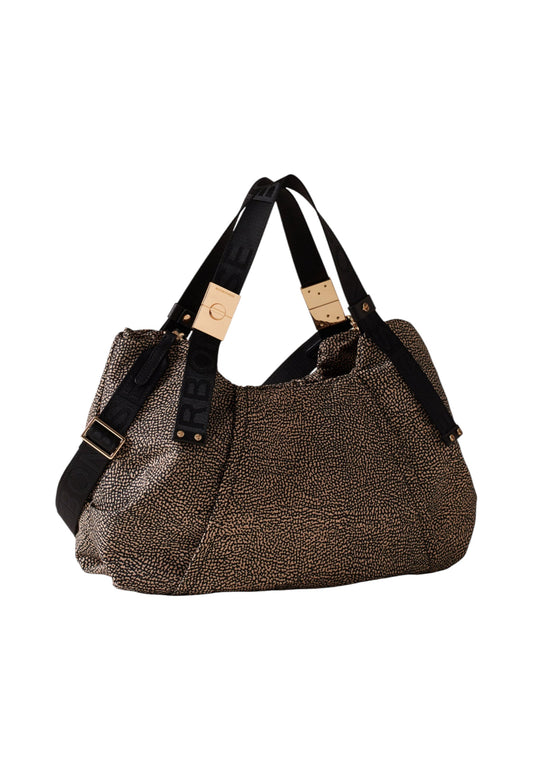 Borsa A Mano Donna Borbonese Bauletto Medium Con Tracolla Fold 933835AH1