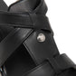 Sandali Con Tacco Donna Nero Giardini In Pelle Con Fasce Incrociate  E616092D