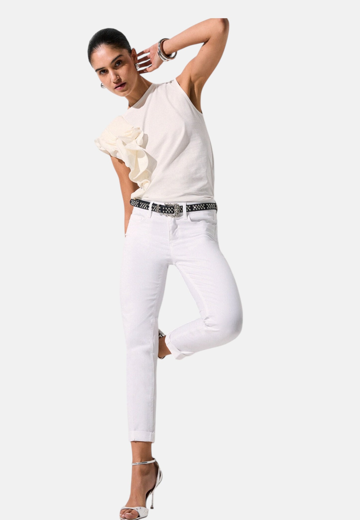 Pantaloni Skinny Fit Donna Liu Jo Vita Regolare Monroe WA6255T7144