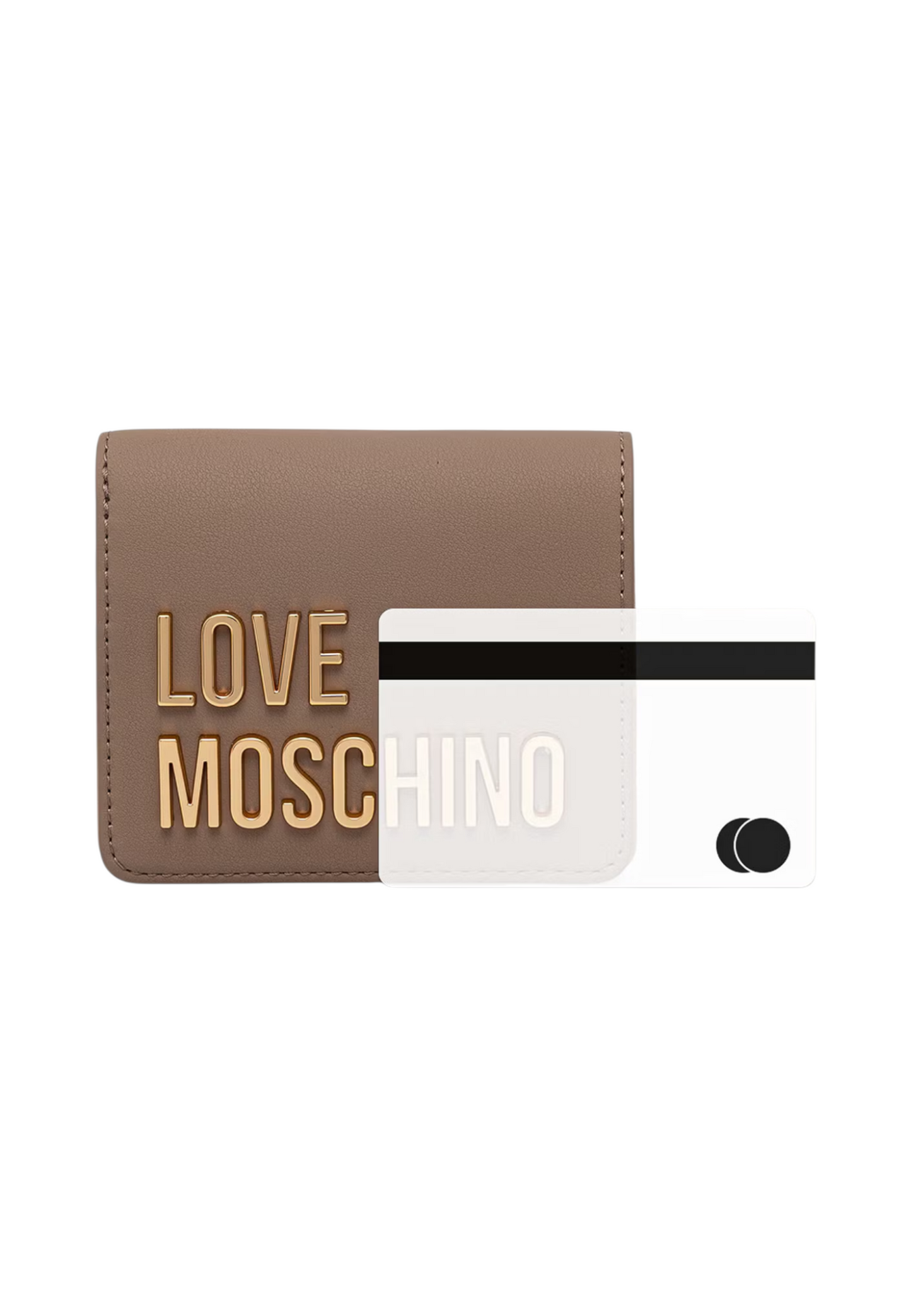 Portafoglio Con Patta Donna Love Moschino A Due Ante Con Logo Frontale  JC5612PP0PKD0
