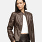 Giacca In Pelle Sintetica Donna Guess  Claudine Biker W6RL52WL850