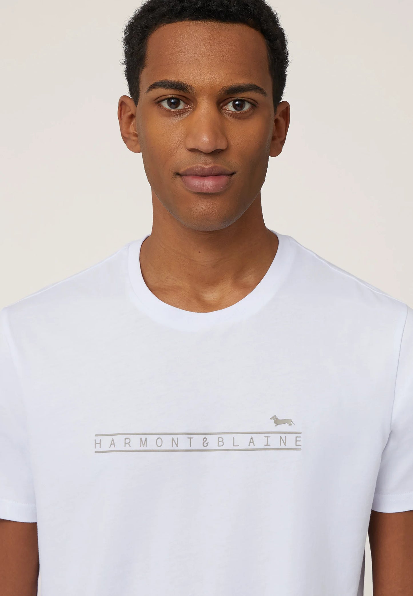 T-Shirt Manica Corta Uomo Harmont & Blaine Logo Basic  IRQ410021824