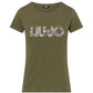 T-Shirt Manica Corta Donna Liu Jo Flower Eco Line VA6169JS003
