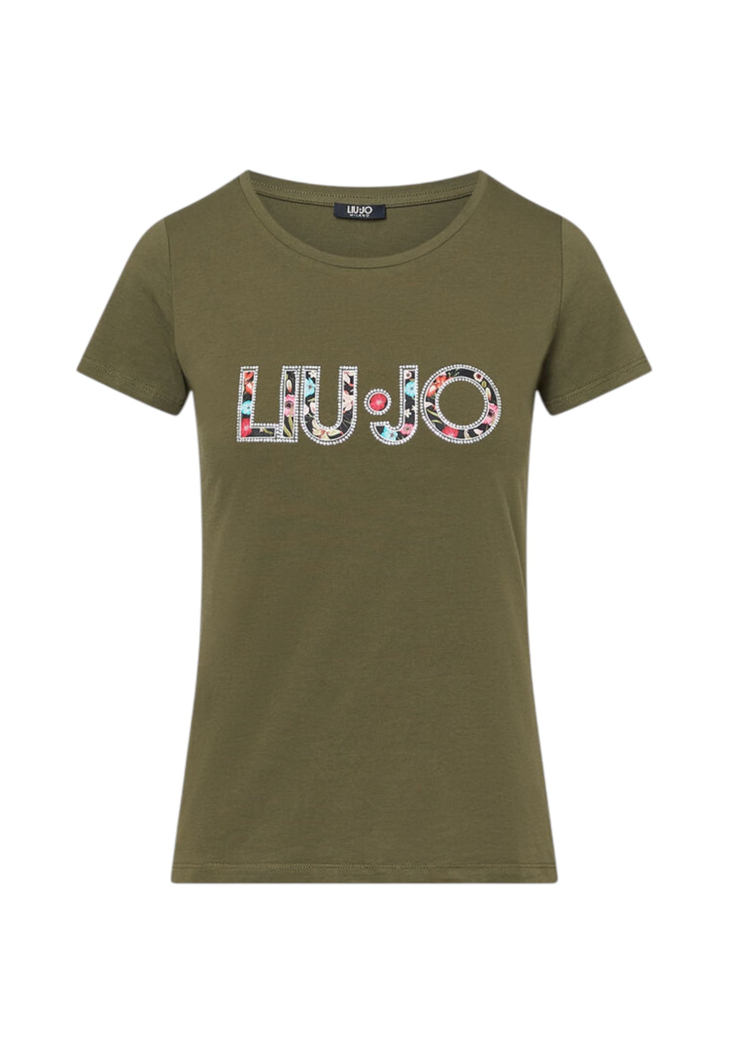 T-Shirt Manica Corta Donna Liu Jo Flower Eco Line VA6169JS003