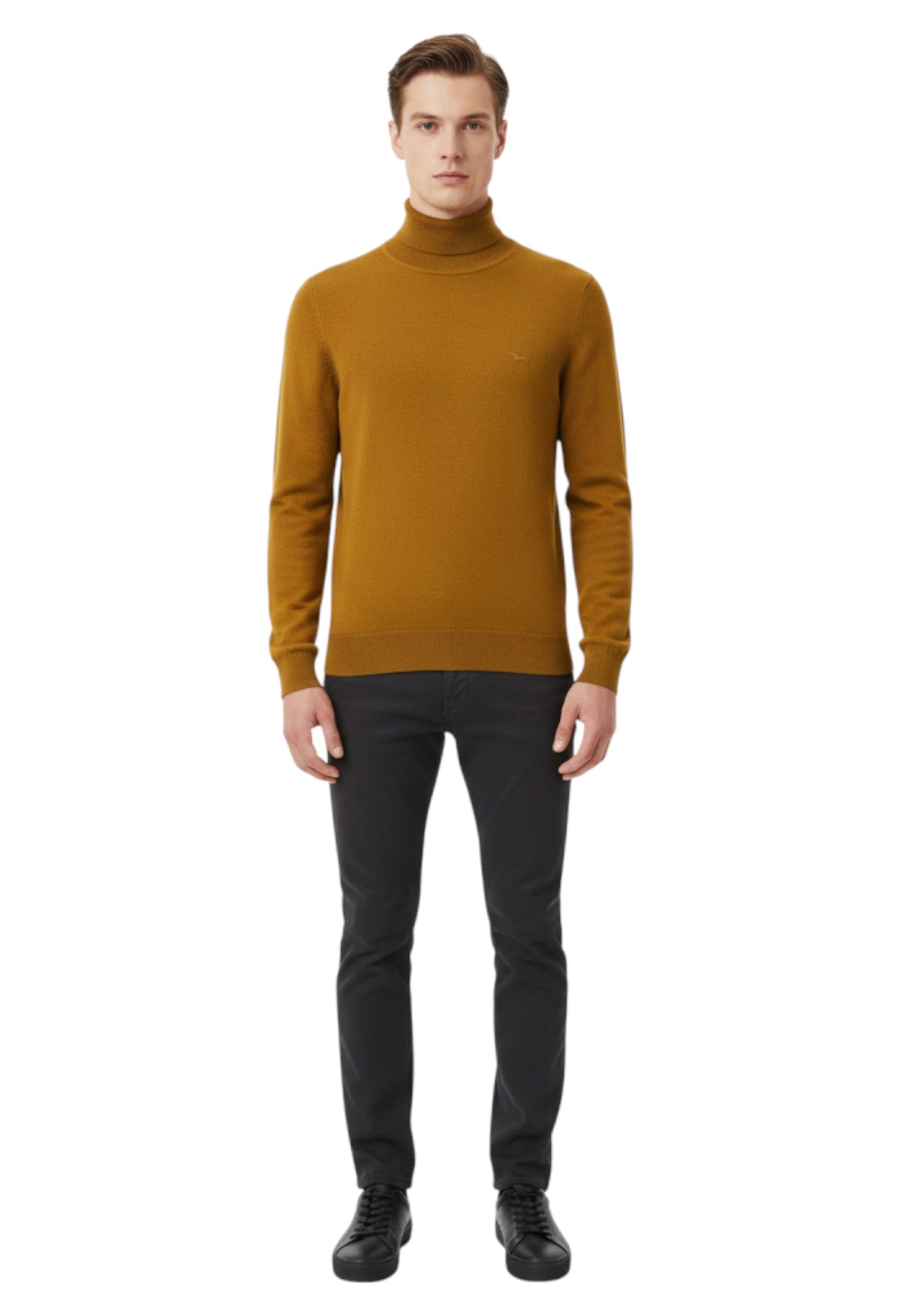 Maglione Collo Alto Uomo Harmont & Blaine Dolcevita Basic In Merino  HRP006030478