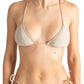 Bikini Pezzo Sopra Donna Mc2 Saint Barth Triangolo Leah String - Lurex