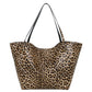 Borsa A Spalla Donna Braccialini Shopping In Pelle Con Stampa Leopard Ariel B19031PP