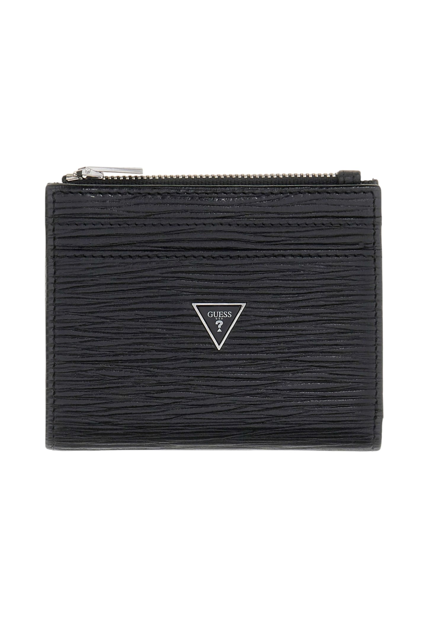 Portafoglio Con Portacarte Uomo Guess Bifold Top Zip Milano SMMIPRLEA03