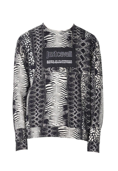 Felpa A Girocollo Uomo Just Cavalli   75OAI3R0FS115