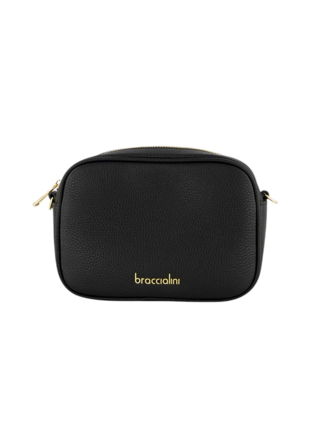 Borsa A Tracolla Donna Braccialini Camera Bag, Tracolla non removibile e regolabile, Chiusura con zip, Una tasca interna portacellulare, Design compatto e linee essenziali, Dimensioni: 37 x 15 x 27 Cm Dolly B19380PP