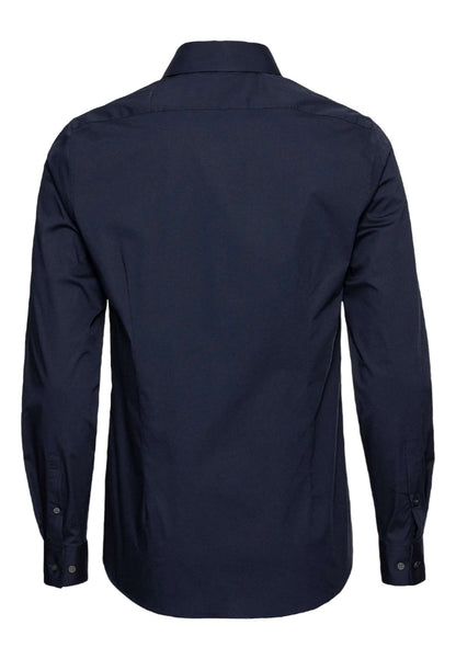 Camicia Manica lunga Uomo Calvin klein  Poplin Stretch Slim K10K108229