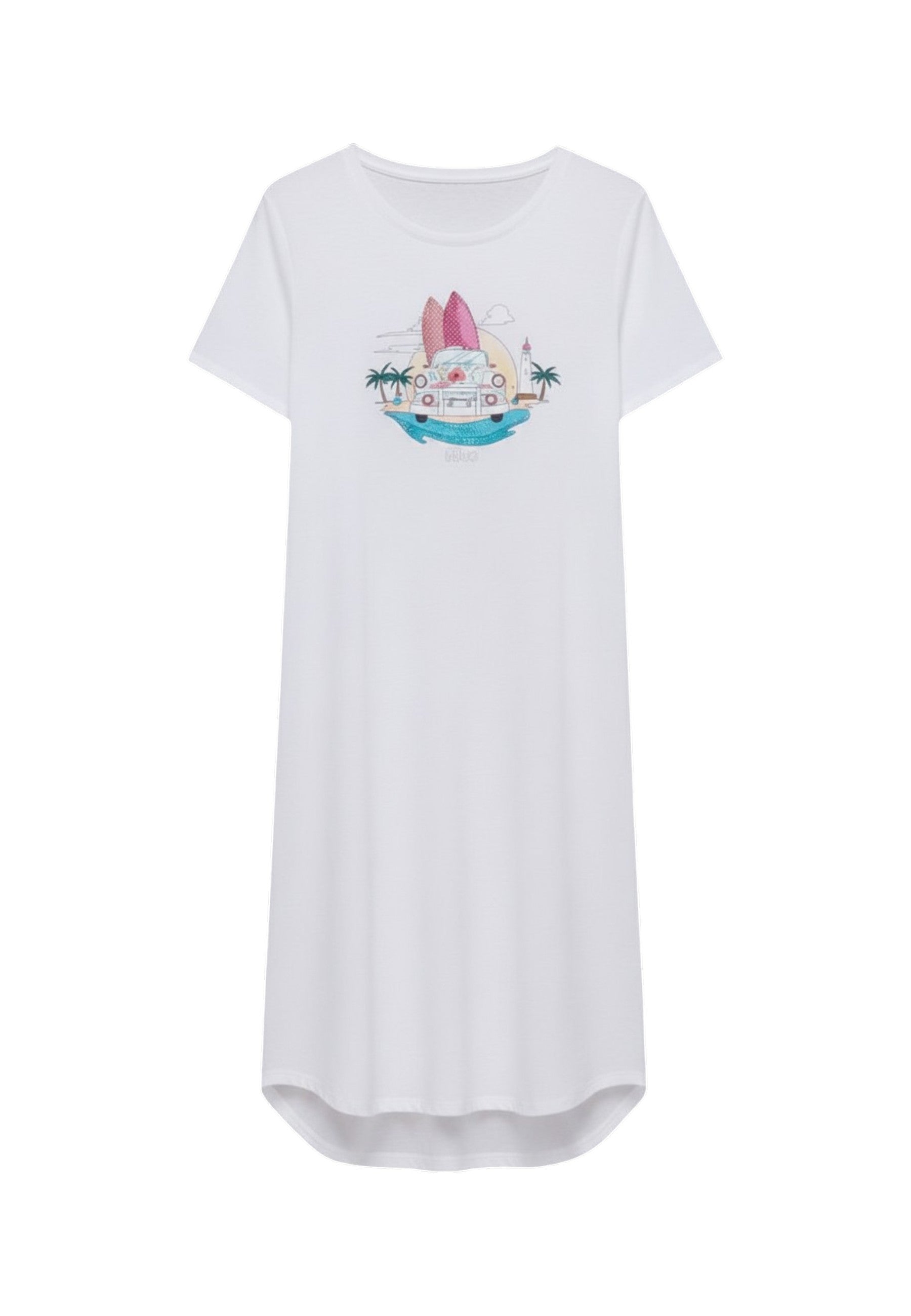 T-Shirt Manica Corta Donna Liu Jo Car Flower Eco Line VA6168JS360