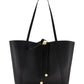 Borsa A Spalla Donna Braccialini Reversibile, Manico doppio, Chiusura con coulisse, Design reversibile con interno a pois, Dimensioni: 45 x 11 x 30 Cm Double B19323PP
