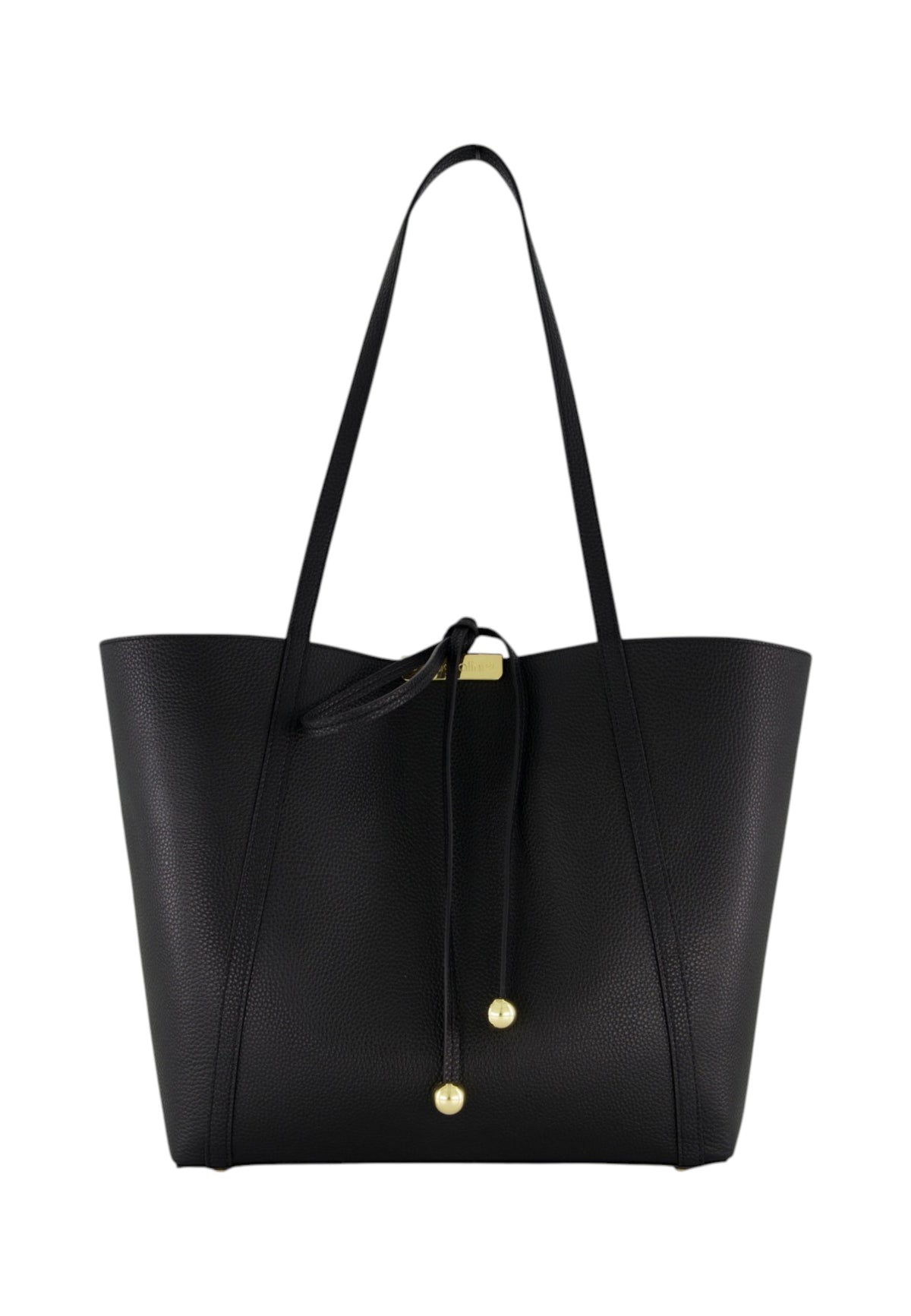 Borsa A Spalla Donna Braccialini Reversibile, Manico doppio, Chiusura con coulisse, Design reversibile con interno a pois, Dimensioni: 45 x 11 x 30 Cm Double B19323PP