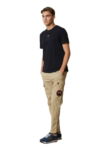 T-Shirt Manica Corta Uomo Aeronautica Militare Con Logo Ricamato  221TS1931J469