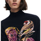 Maglione Collo Alto Donna Desigual  Bird Lacroix 25WWJF04