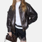 Giacca In Pelle Sintetica Donna Liu Jo Bomber  WF6194E1106