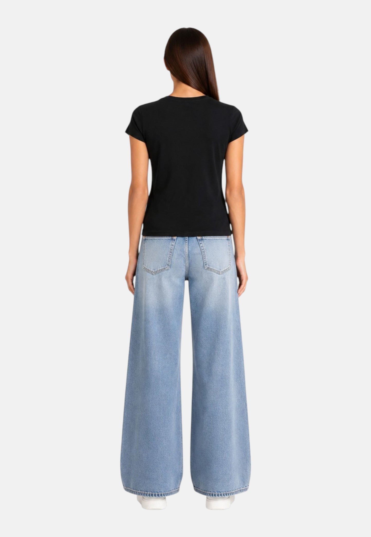 T-Shirt Manica Corta Donna Liu Jo Cachemire Water Eco Line VA6169JS003