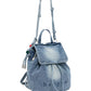 Zaino  Donna Desigual Con Patta Half Logo Denim Luena Mini 26SAKD07