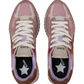 Sneakers Basse Donna Sun68 Stile Running, Suede E Nylon Stargirl Multicolor Z46222