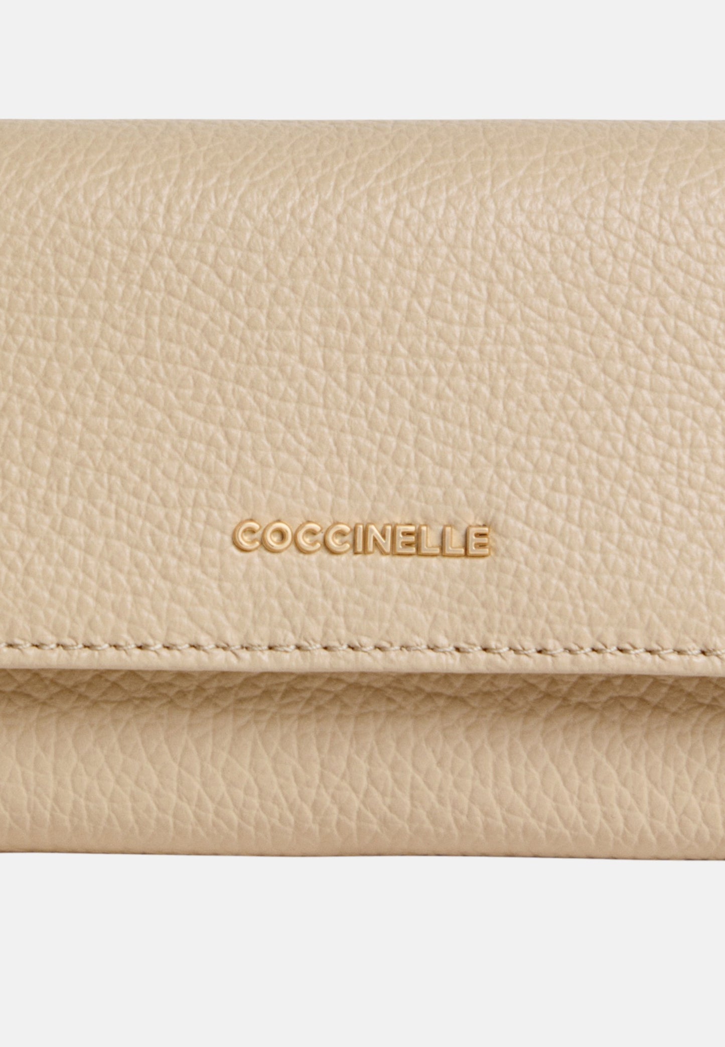 Portafoglio Con Patta Donna Coccinelle In Pelle Martellata Metallic Soft Medium E2MW5116601