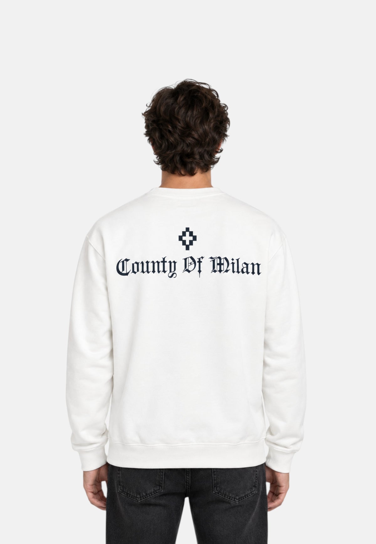 Felpa A Girocollo Uomo County Of Milan   F6CMMASW130