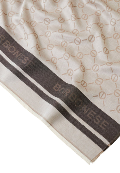 Stola  Donna Borbonese Jacquard 80X180  6DA089TI3