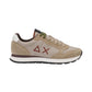 Sneakers Basse Uomo Sun68 Stile Running, Logo Ricamato, Nylon E Suede Tom Solid Z46101