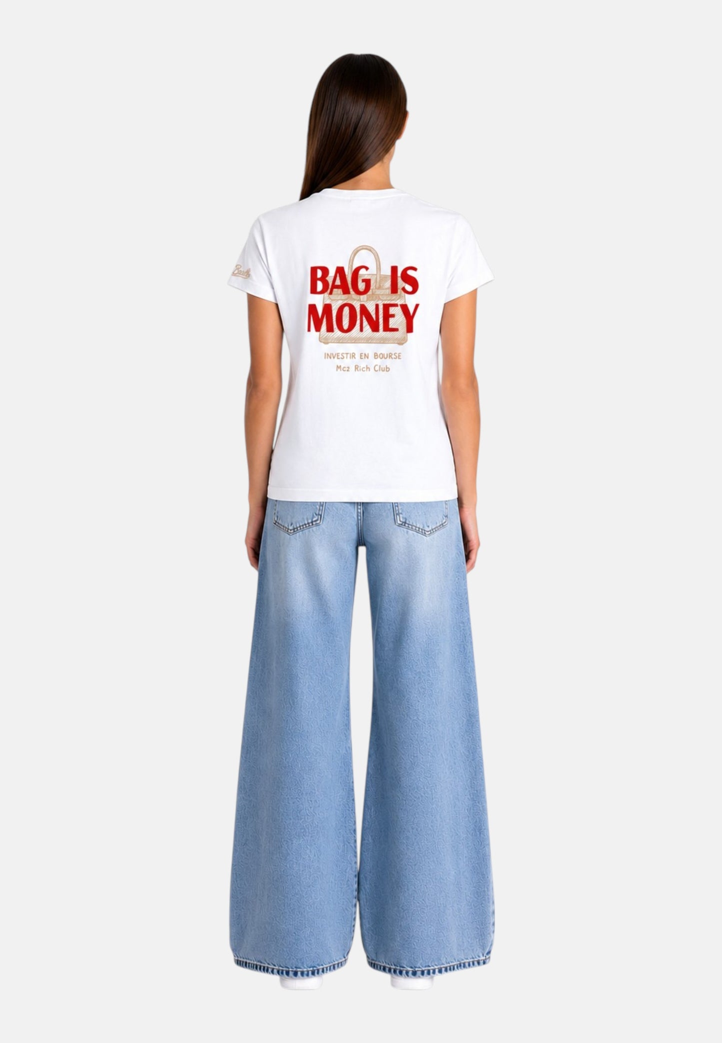 T-Shirt Manica Corta Donna Mc2 Saint Barth Rich Bag Emilie EMI0001