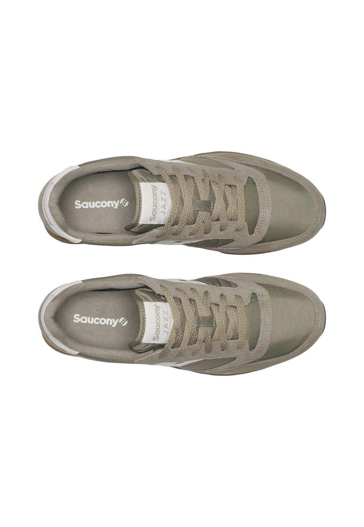 Sneakers Basse Uomo Saucony Chiusura con lacci, Tomaia in nylon e pelle scamosciata, Collo e linguetta imbottiti, Intersuola EVA rigata assorbi-urti, Suola in gomma Jazz Original S101443