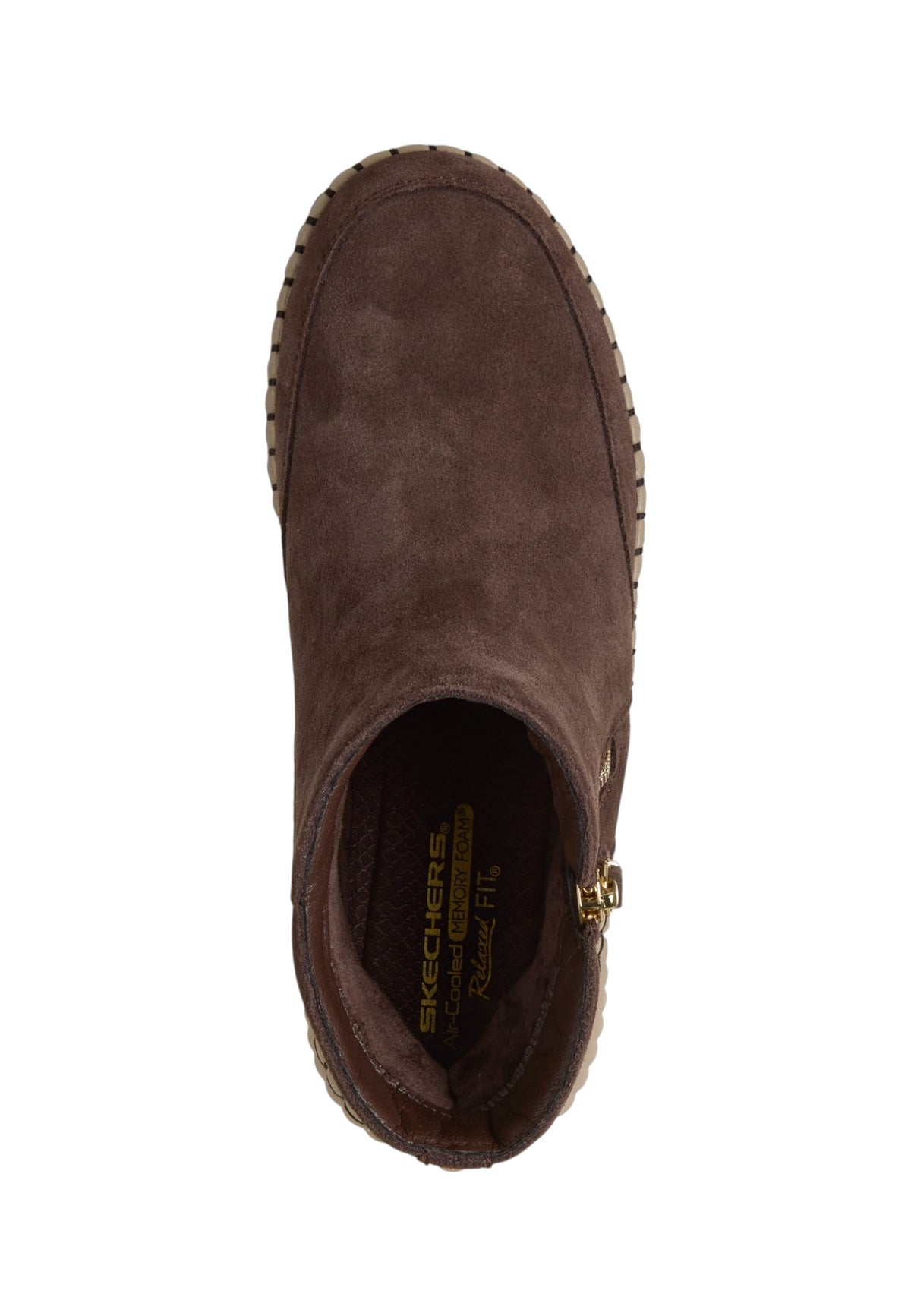 Stivaletti  Donna Skechers Relaxed Fit, Air-Cooled Memory Foam, Scotchgard, Zip laterale Wilshire Blvd - Weekend Crush 169086