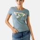 T-Shirt Manica Corta Donna Guess  Camelia Triangle W6RI35J1314