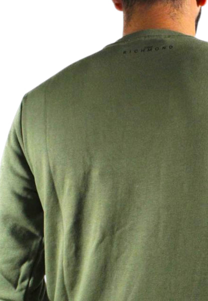 Felpa A Girocollo Uomo John Richmond   UMA21079FE