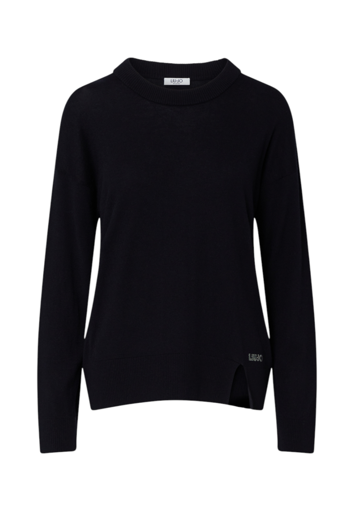 Maglia A Girocollo Donna Liu Jo Con Spacchi Laterali  WF6418MA16R