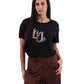 T-Shirt Manica Corta Donna Liu Jo LJ Animalier Eco Line VA6164JS360